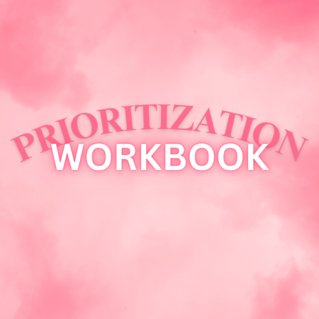 ADHD Prioritization Workbook (Pink)